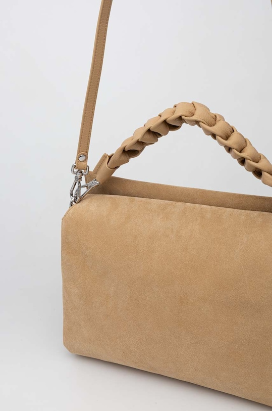 Coccinelle torebka zamszowa beżowy E1.P6P.19.02.01