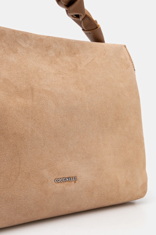 Αξεσουάρ Τσάντα σουέτ Coccinelle E1.P6P.19.02.01 καφέ