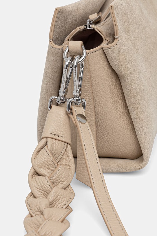 Akcesoria Coccinelle torebka zamszowa E1.P6P.58.01.01 beżowy