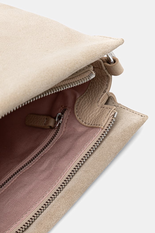 Coccinelle torebka zamszowa E1.P6P.58.01.01 beżowy