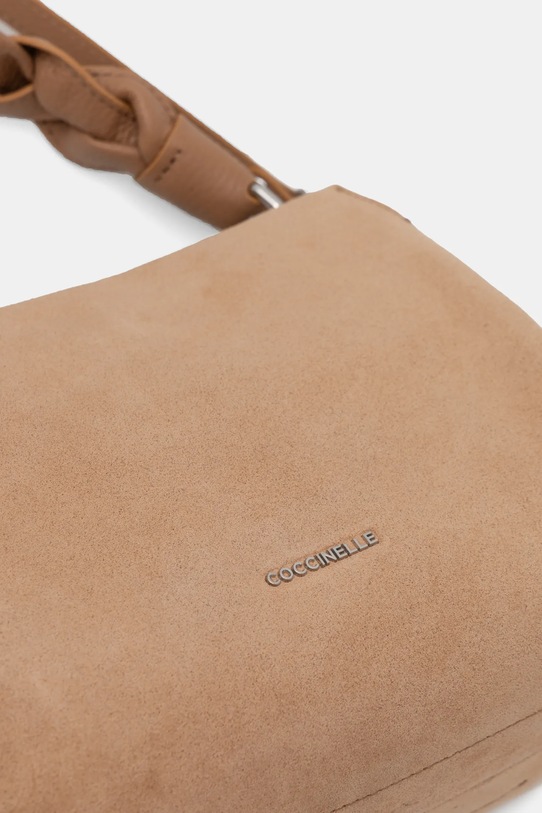Coccinelle borsa in pelle scamosciata beige E1.P6P.58.01.01