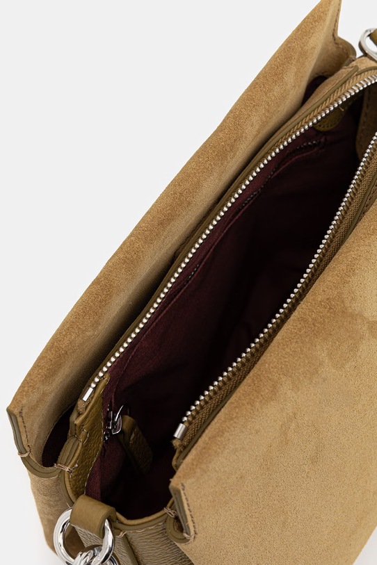 Coccinelle torebka zamszowa E1.P6P.58.01.01 zielony