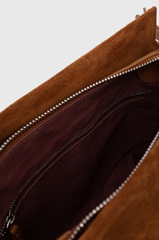 Torba od brušene kože Coccinelle E1.P6P.58.01.01 smeđa