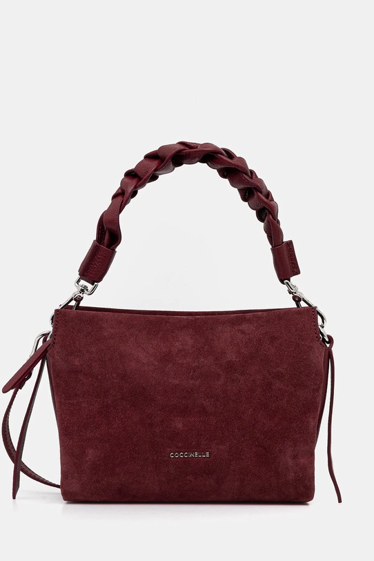 Coccinelle geanta de mână din piele întoarsă uni burgundia E1.P6P.58.01.01