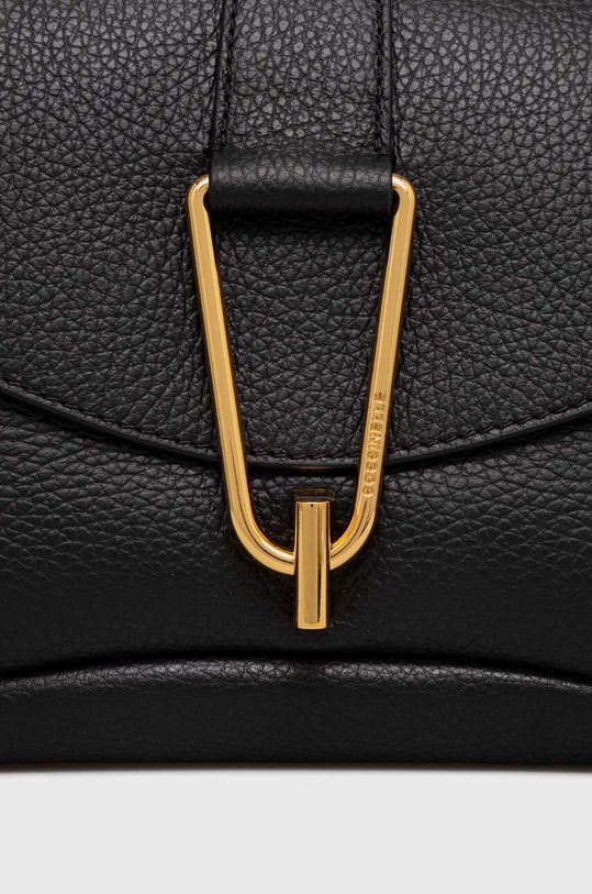 Kožená kabelka Coccinelle černá E1.PDA.18.01.01