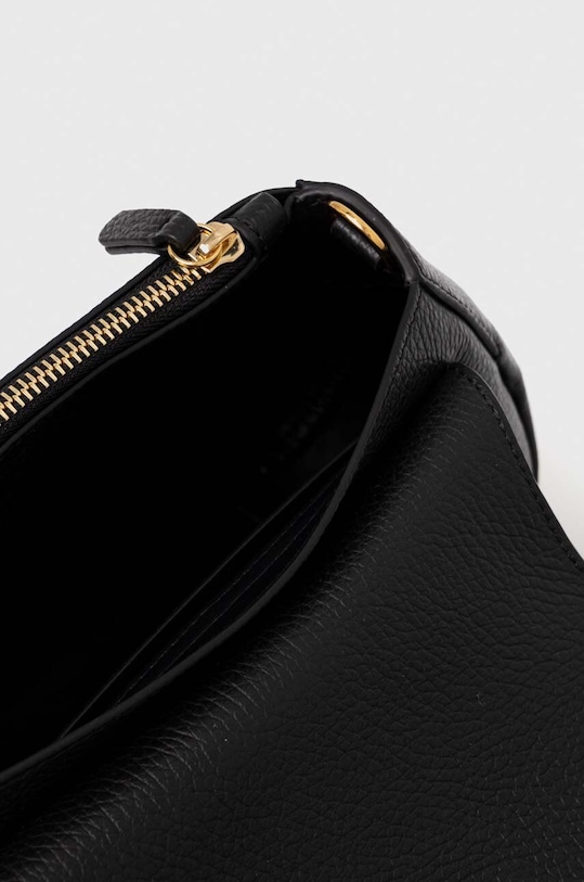 Kožená kabelka Coccinelle E1.PDA.18.01.01 černá