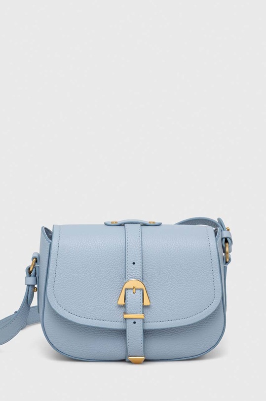 Coccinelle borsa a mano in pelle pelle fiore blu E1.PDF.15.02.01