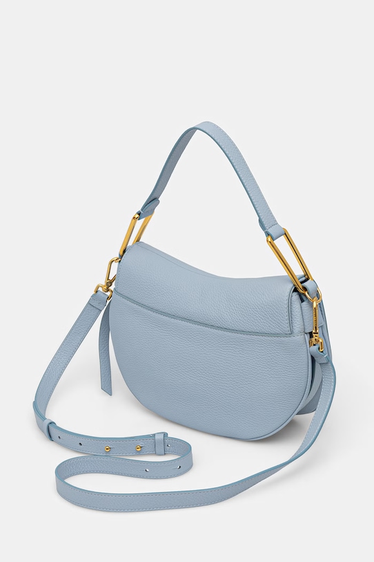 Akcesoria Coccinelle torebka crossbody damska skórzana E1.PQR.18.03.01 niebieski