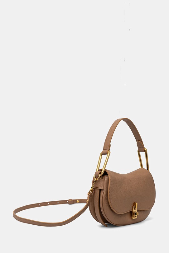 Kožená kabelka Coccinelle E1.PQR.58.01.01 béžová AW24