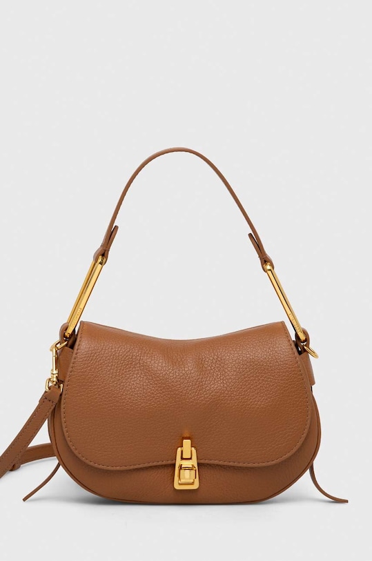 Δερμάτινη τσάντα Coccinelle καφέ E1.PQR.58.01.01