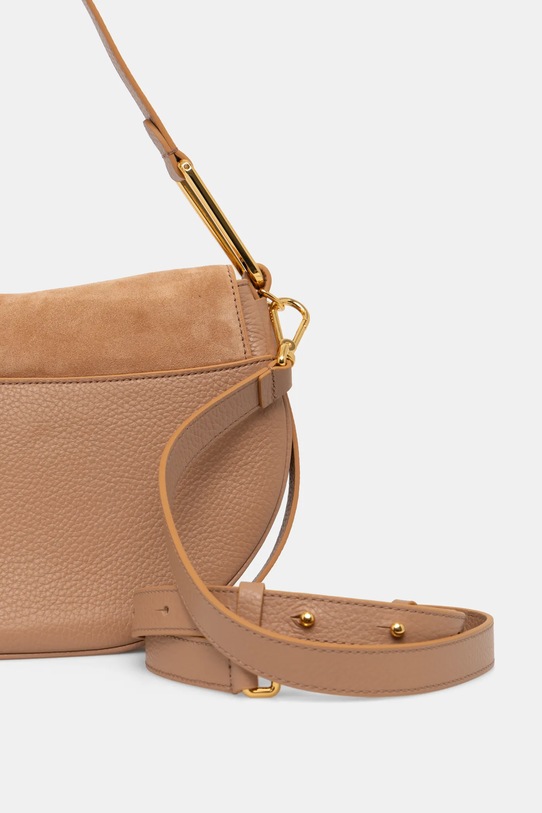 Accesorii Coccinelle poseta de piele E1.PQS.18.03.01 bej