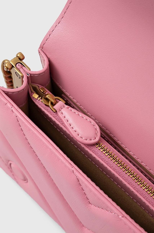 Pinko torebka skórzana 100067.A136 różowy