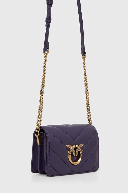 Pinko borsa a mano in pelle 100067.A136 violetto AA00