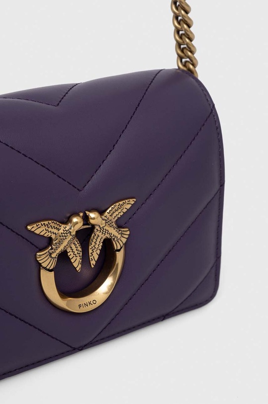 Accessori Pinko borsa a mano in pelle 100067.A136 violetto