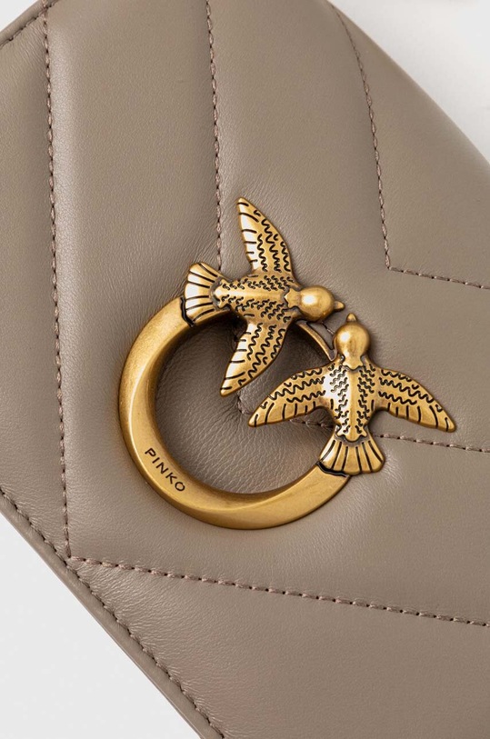 Pinko poseta de piele gri 100067.A136