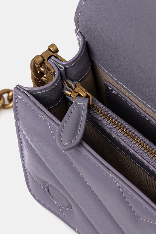 Pinko torebka skórzana 100067.A136 fioletowy