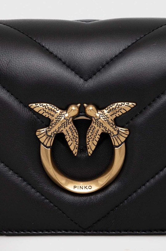 Accesorii Pinko poseta de piele 100067.A136 negru
