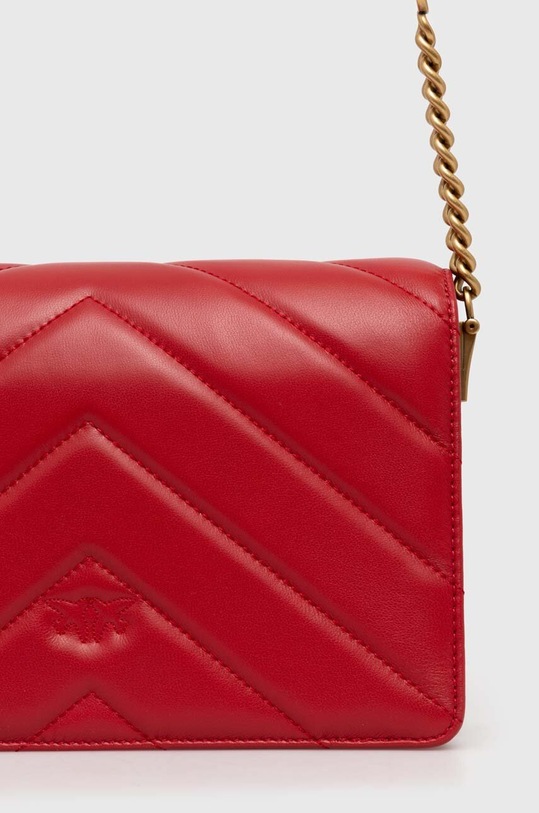 Doplnky Kožená kabelka Pinko 100063.A136 červená