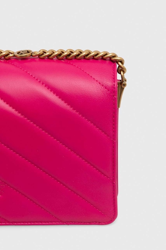 Akcesoria Pinko torebka skórzana 100063.A136 różowy