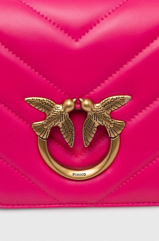Pinko torebka skórzana różowy 100063.A136
