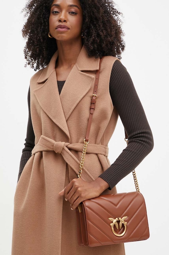 Kožená kabelka Pinko 100063.A136