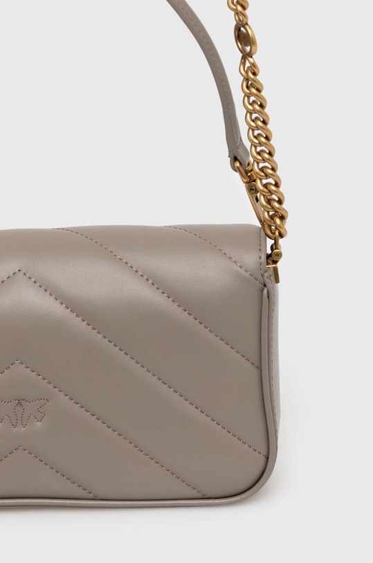 Akcesoria Pinko torebka skórzana 100068.A136 szary