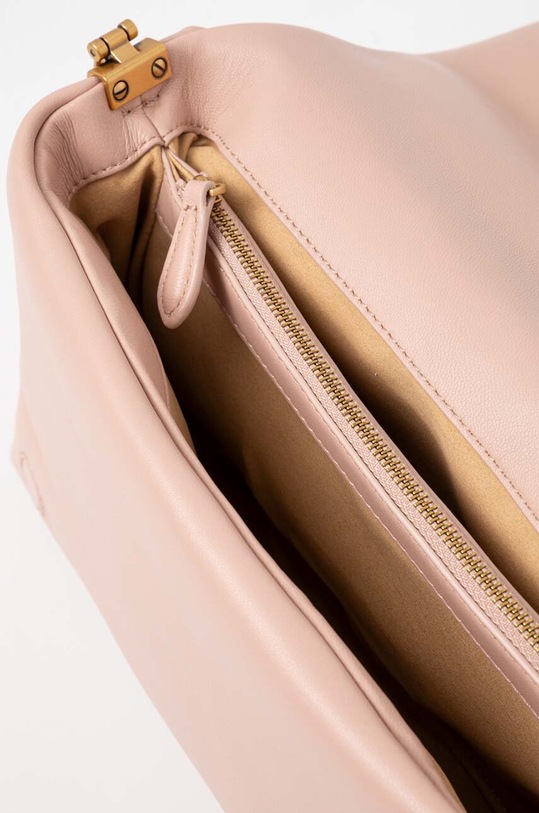 Pinko torebka skórzana 101585.A10F różowy