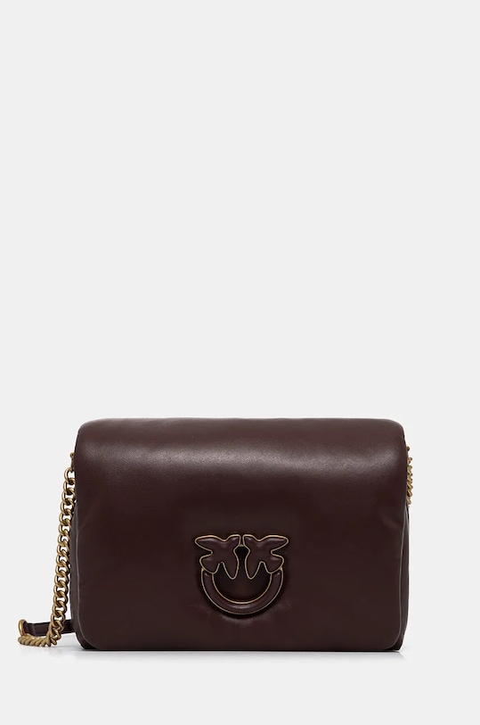 Кожаная сумочка Pinko коричневый 101585.A10F