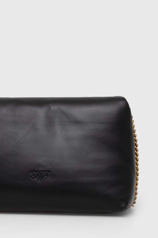 Kožená kabelka Pinko čierna 101585.A10F