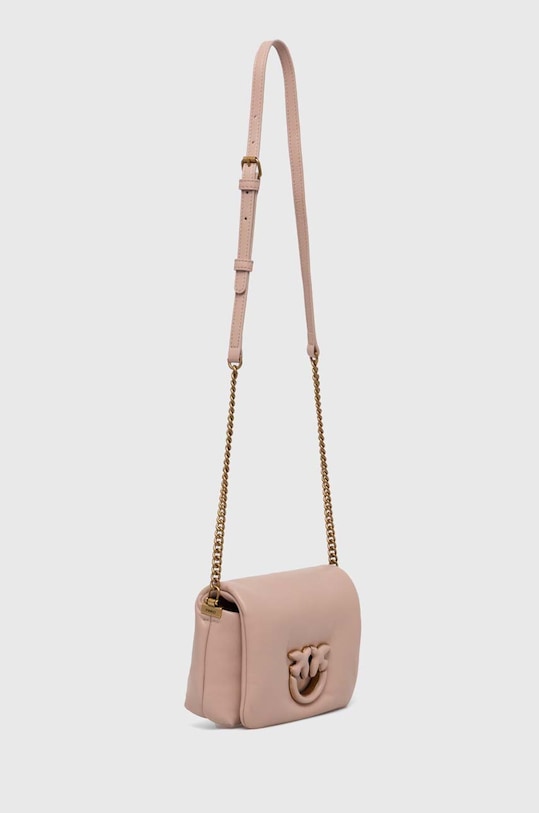 Kožená kabelka Pinko 101584.A10F ružová SS25