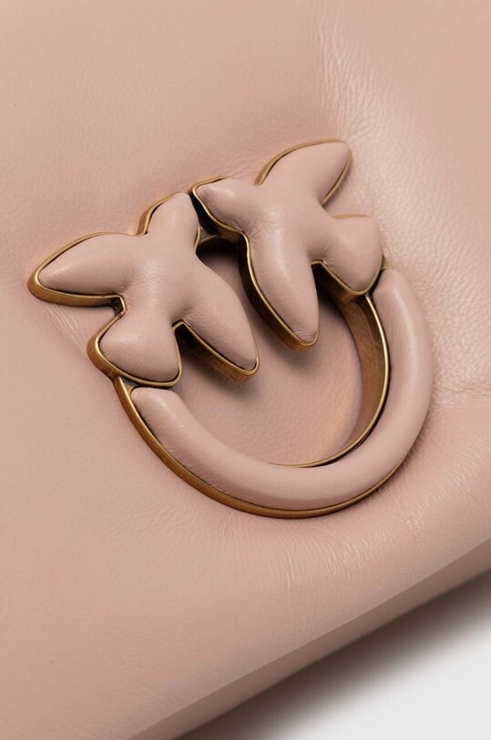 Кожаная сумочка Pinko розовый 101584.A10F