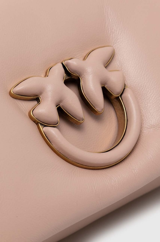 Kožená kabelka Pinko ružová 101584.A10F