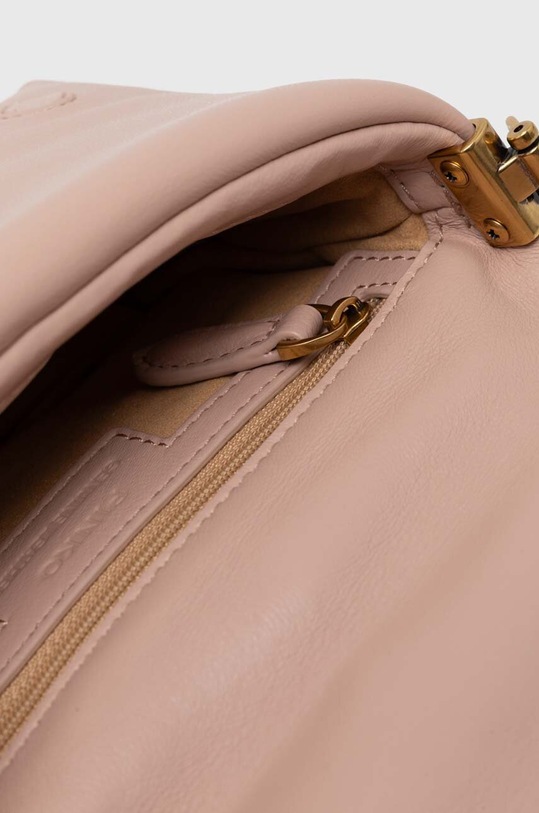 Kožená kabelka Pinko 101584.A10F ružová