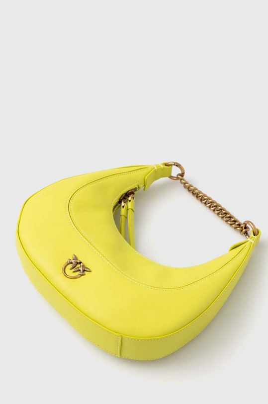 Accesorii Pinko poseta de piele 101433.A0QO galben