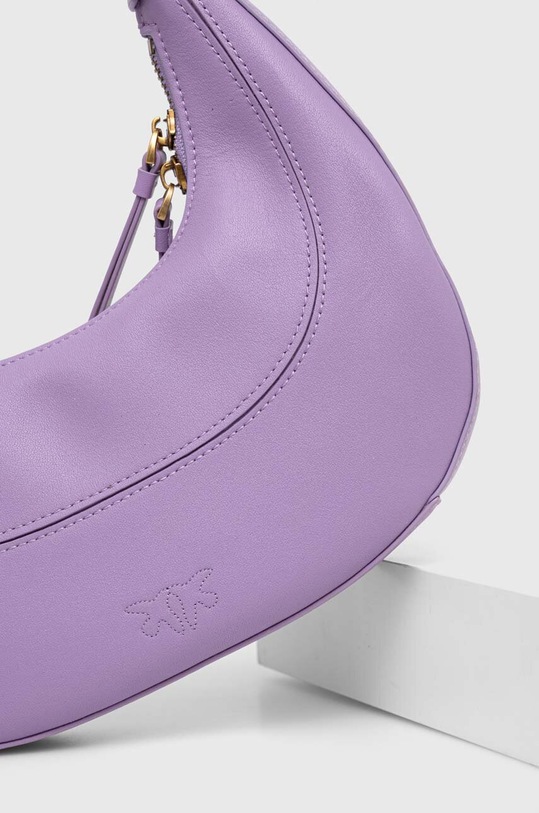 Kožená kabelka Pinko fialová 101433.A0QO