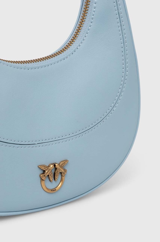 Doplňky Kožená kabelka Pinko 101433.A0QO modrá