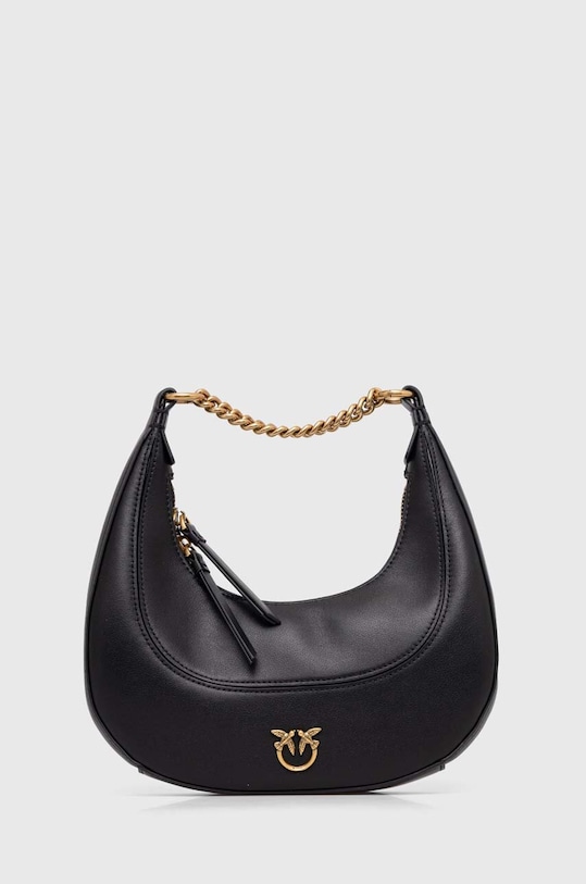Kožená kabelka Pinko 101433.A0QO černá SS24