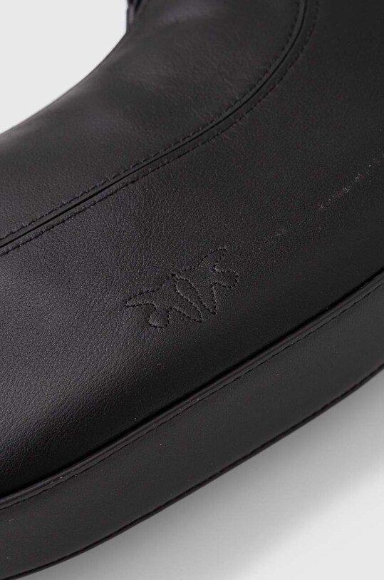 Kožená kabelka Pinko 101433.A0QO černá