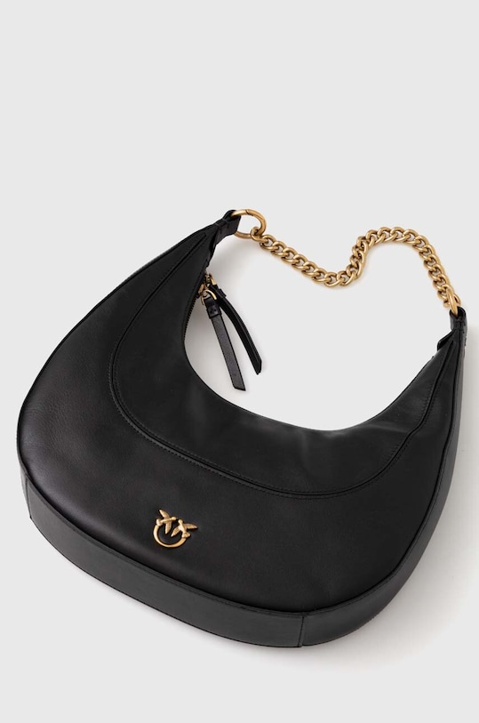 Akcesoria Pinko torebka skórzana 101526.A0QO czarny