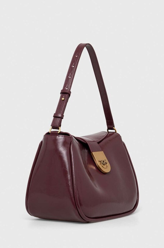 Pinko torebka skórzana 101751.A106 bordowy AW23