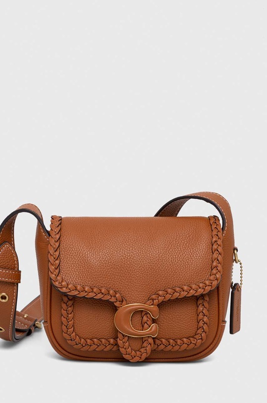 Coach poseta de piele Tabby Messenger 19 uni maro CJ837