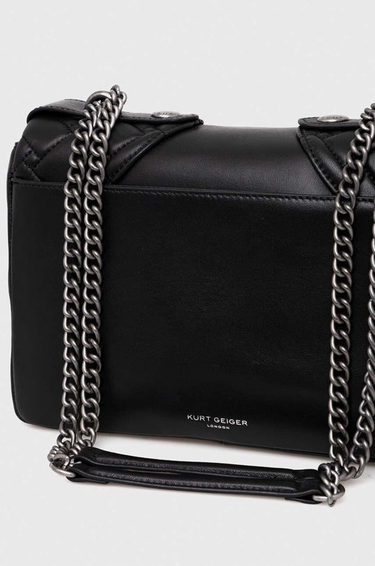 Akcesoria Kurt Geiger London torebka skórzana 497400109 czarny