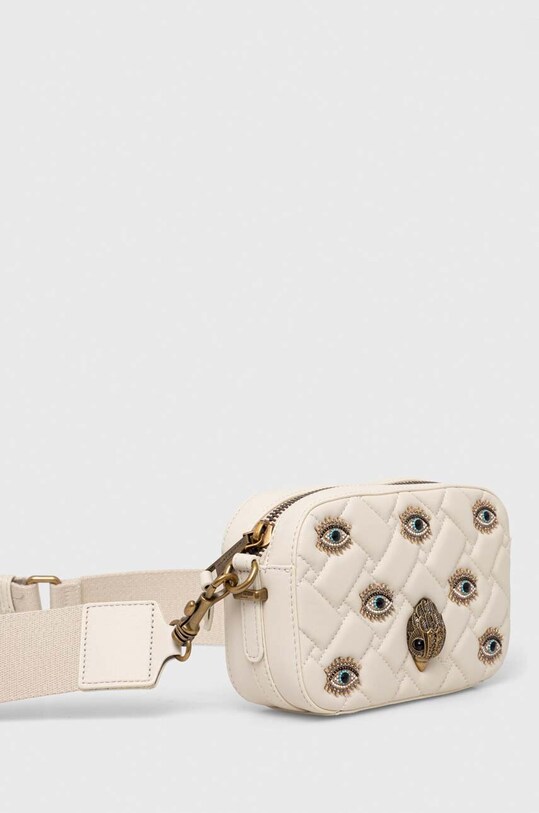 Kurt Geiger London torebka skórzana 628615109 beżowy AW23