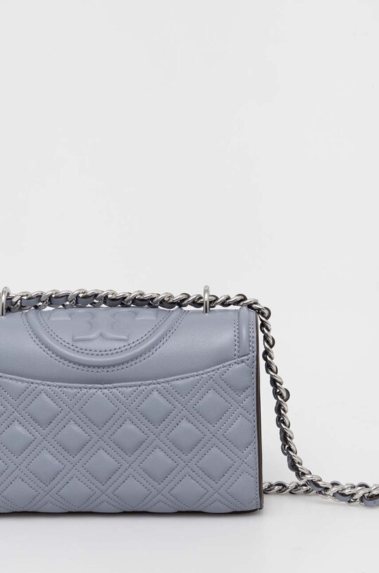 Αξεσουάρ Δερμάτινη τσάντα Tory Burch 75576.023 μπλε