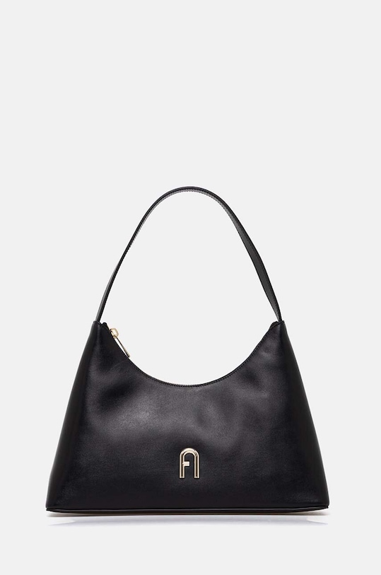 Furla torebka skórzana skóra licowa czarny WB00782.AX0733.O6000
