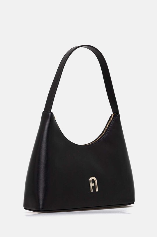 Δερμάτινη τσάντα Furla WB00782.AX0733.O6000 μαύρο AW24