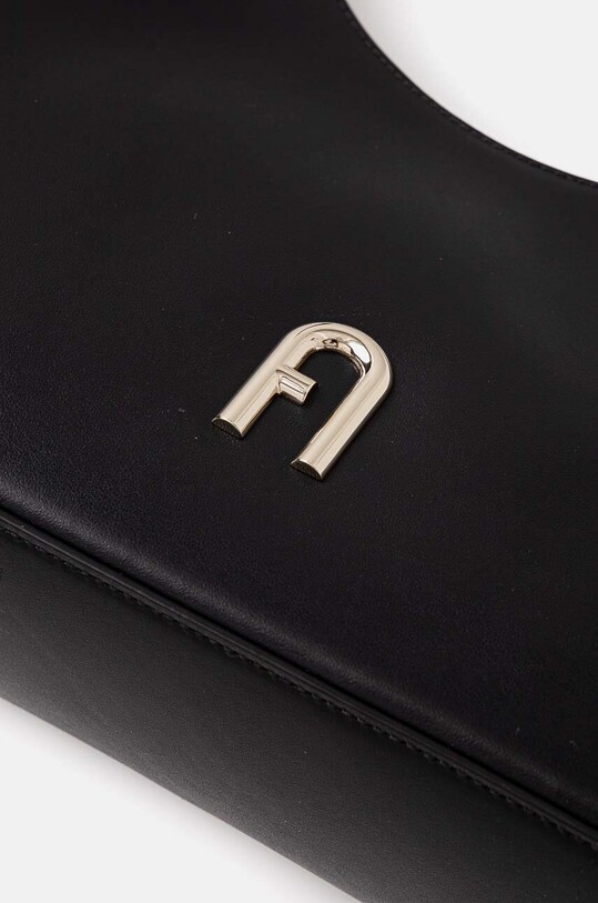 Δερμάτινη τσάντα Furla μαύρο WB00782.AX0733.O6000