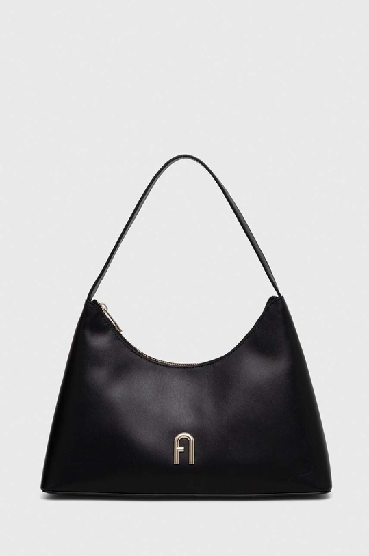 Furla borsa a mano in pelle pelle fiore nero WB00782.AX0733.O6000
