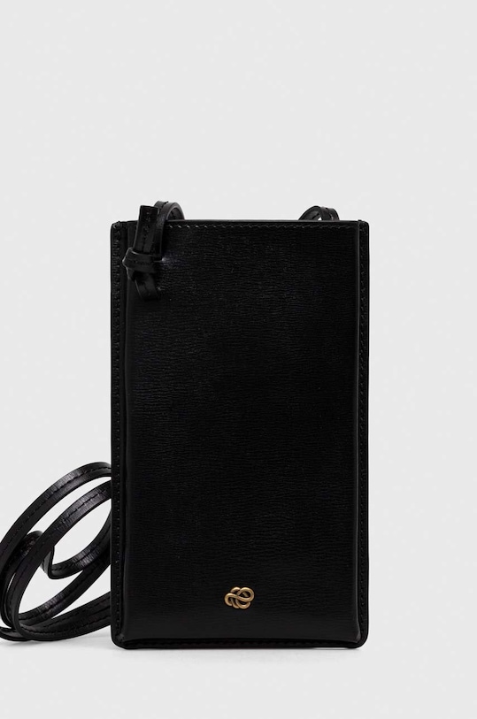 By Malene Birger husa din piele pentru telefon pentru telefon negru Q71727011Z