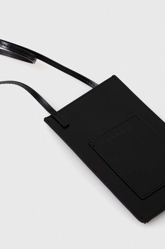 Kožni etui za mobitel By Malene Birger Q71727011Z crna AW23